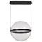 Nuvo Arvada, 20 Inch LED Pendant, Matte Black, Silk Screened Acrylic Lens 62/2034 - alternate 1